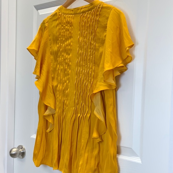 NWT Anthropologie Ruffled Pintucked Blouse - Picture 16 of 16